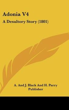 portada adonia v4: a desultory story (1801)