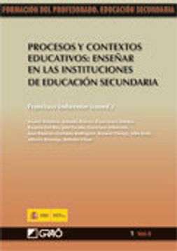 portada Procesos y contextos educativos: Enseñaren las instituciones de educación secundaria: 012 (Formacion Profesorado-E.Secun.)