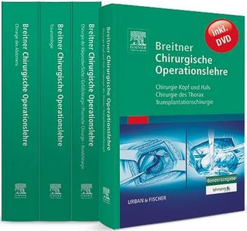 portada Breitner Chirurgische Operationslehre: Der Klassiker Kompakt - Zusammengefasst in Vier Bänden - Inklusive Einer dvd (en Alemán)