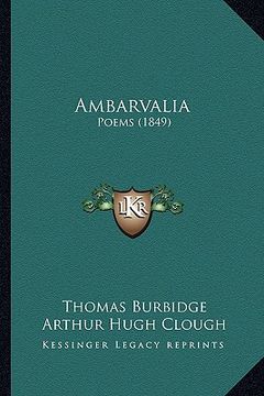 portada ambarvalia: poems (1849)