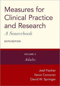 portada Measures for Clinical Practice and Research: A Sourcebook: Volume 2: Adults (en Inglés)