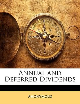 portada annual and deferred dividends (en Inglés)