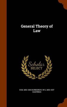 portada General Theory of Law