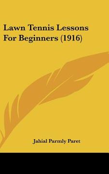 portada lawn tennis lessons for beginners (1916) (in English)