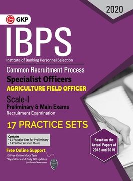 portada Ibps 2020: Specialist Officers - Agriculture Field Officer Scale I (Preliminary & Mains)- 17 Practice Sets (in English)