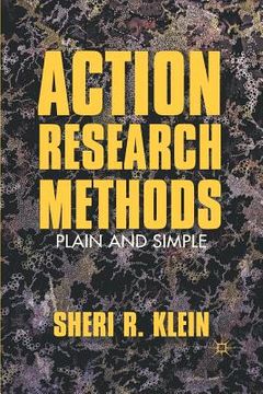 portada Action Research Methods: Plain and Simple (en Inglés)