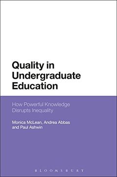 portada Quality in Undergraduate Education: How Powerful Knowledge Disrupts Inequality