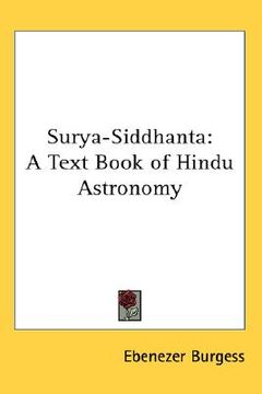 portada surya-siddhanta: a text book of hindu astronomy (en Inglés)