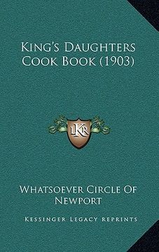 portada king's daughters cook book (1903) (en Inglés)