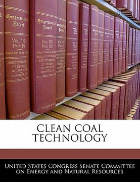 portada clean coal technology (en Inglés)