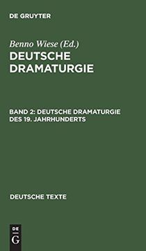 portada Deutsche Dramaturgie, Band 2, Deutsche Dramaturgie des 19. Jahrhunderts (Deutsche Texte) (in German)