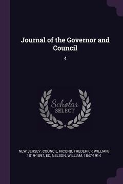 portada Journal of the Governor and Council: 4 (en Inglés)