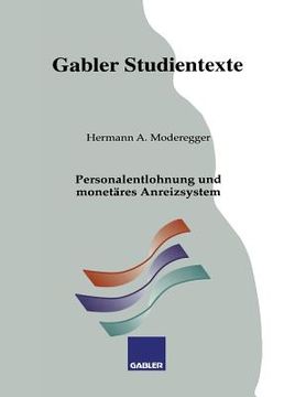 portada Personalentlohnung Und Monetäres Anreizsystem (en Alemán)