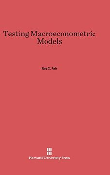 portada Testing Macroeconometric Models (en Inglés)