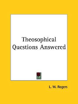 portada theosophical questions answered (in English)
