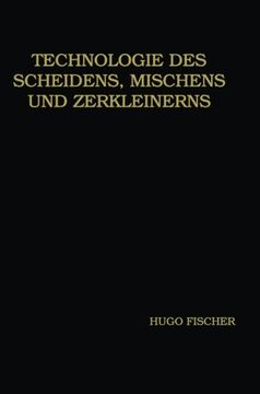 portada Technologie des Scheidens, Mischens und Zerkleinerns (German Edition)