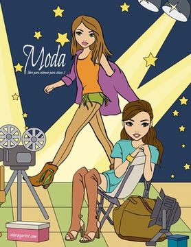 portada Moda libro para colorear para chicas 1