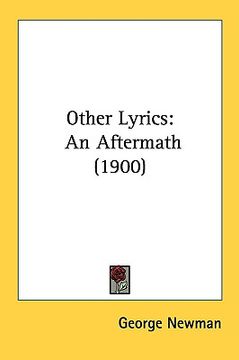 portada other lyrics: an aftermath (1900) (in English)