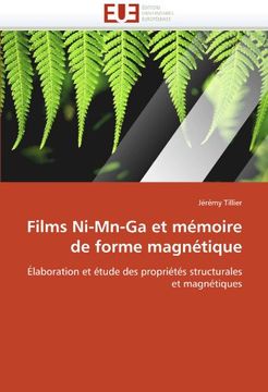 portada Films Ni-MN-Ga Et Memoire de Forme Magnetique