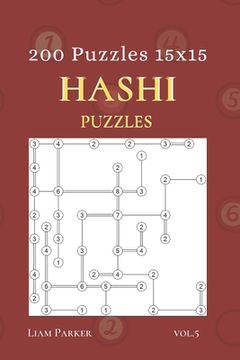 portada Hashi Puzzles - 200 Puzzles 15x15 vol.5 (en Inglés)