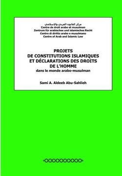portada Projets de constitutions islamiques et déclarations des droits de l'homme: dans le monde arabo-musulman (en Francés)