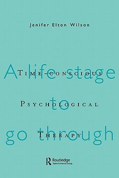 portada time-conscious psychological therapy: a life stage to go through (en Inglés)