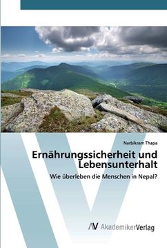 portada Ernährungssicherheit und Lebensunterhalt (en Alemán)