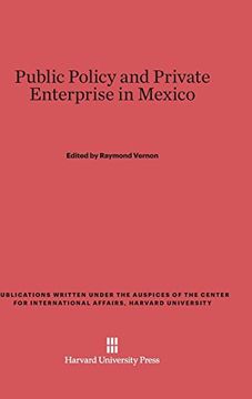 portada Public Policy and Private Enterprise in Mexico (en Inglés)