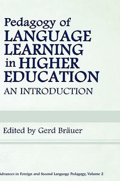 portada pedagogy of language learning in higher education: an introduction (en Inglés)