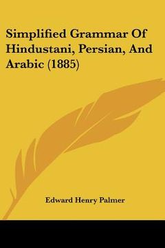 portada simplified grammar of hindustani, persian, and arabic (1885)