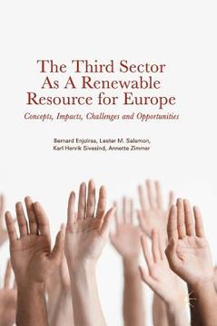 portada The Third Sector as a Renewable Resource for Europe: Concepts, Impacts, Challenges and Opportunities (en Inglés)