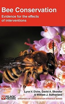 portada bee conservation - evidence for the effects of interventions (in English)