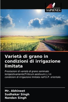 portada Varietà di grano in condizioni di irrigazione limitata (en Italiano)