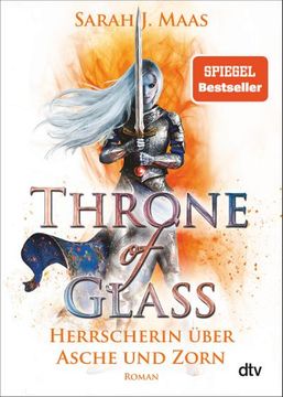 portada Throne of Glass 7 - Herrscherin Über Asche und Zorn (in German)