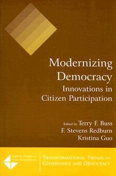portada modernizing democracy: innovations in citizen participation (in English)