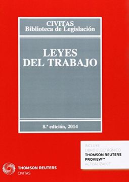 portada Leyes del trabajo 8ed 2014 (Biblioteca de Legislación)