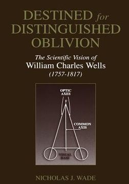 portada Destined for Distinguished Oblivion: The Scientific Vision of William Charles Wells (1757-1817) (en Inglés)