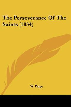 portada the perseverance of the saints (1834) (en Inglés)