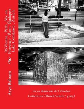 portada 06 Vienna, Paris, Aix en Provence, Rom Budapest, Lake Constance, Zurich: Arya Bahram Art Photos Collection (Black/white/ gray) (in English)