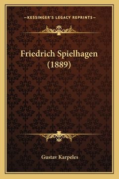 portada Friedrich Spielhagen (1889) (en Alemán)