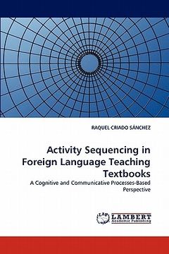 portada activity sequencing in foreign language teaching textbooks (en Inglés)