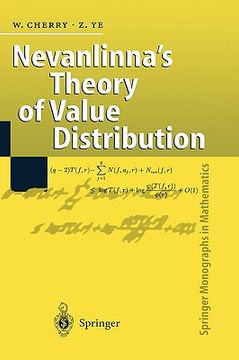 portada nevanlinna's theory of value distribution (en Inglés)