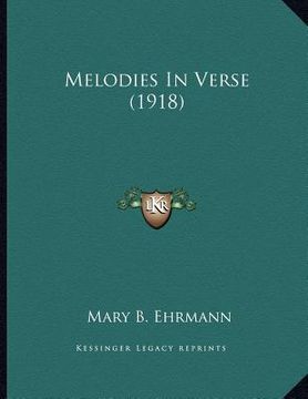 portada melodies in verse (1918) (en Inglés)