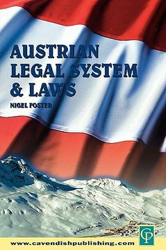 portada austrian legal system and laws (en Inglés)