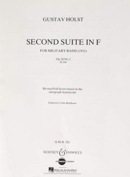 portada Second Suite in f: Full Score 