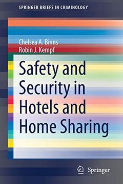 portada Safety and Security in Hotels and Home Sharing (Springerbriefs in Criminology) (in English)