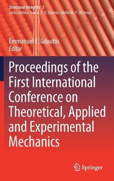 portada Proceedings of the First International Conference on Theoretical, Applied and Experimental Mechanics
