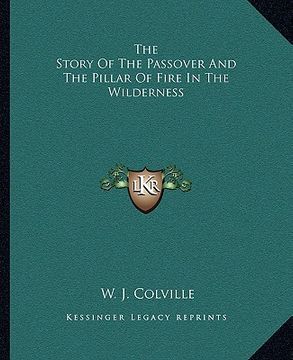 portada the story of the passover and the pillar of fire in the wilderness