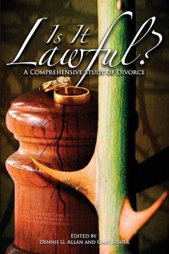 portada Is It Lawful? a Comprehensive Study of Divorce (en Inglés)