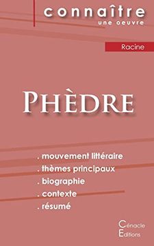 portada Fiche de Lecture Phèdre de Jean Racine (Analyse Littéraire de Référence et Résumé Complet) (in French)